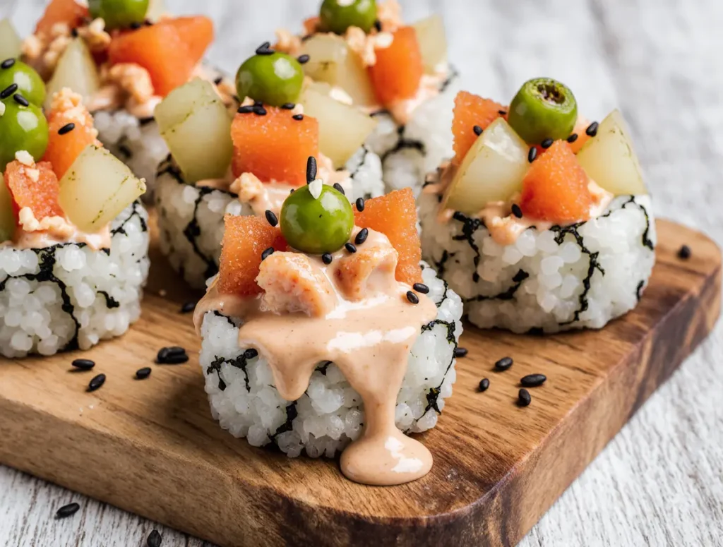Super Easy Sushi Cups