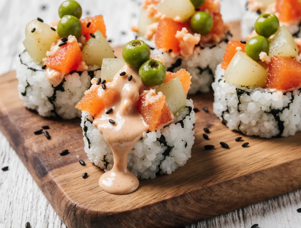 Super Easy Sushi Cups