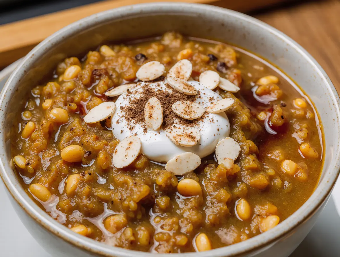 Warm Spiced Pumpkin Oatmeal