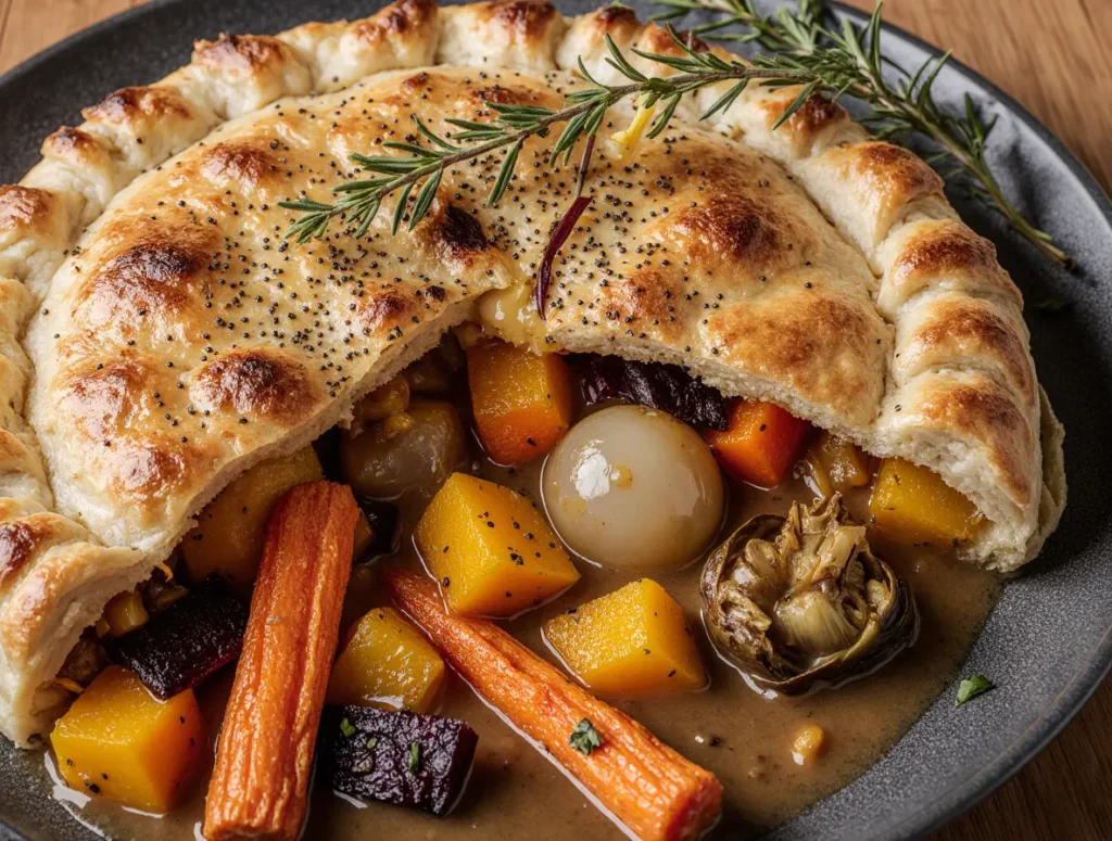 Roasted Vegetable Pot Pies