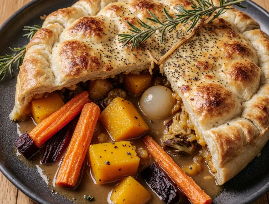 Roasted Vegetable Pot Pies