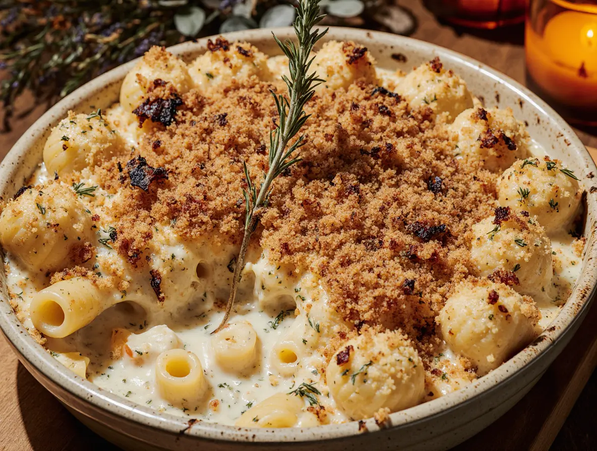 Thanksgiving Mac and Cheese Delight