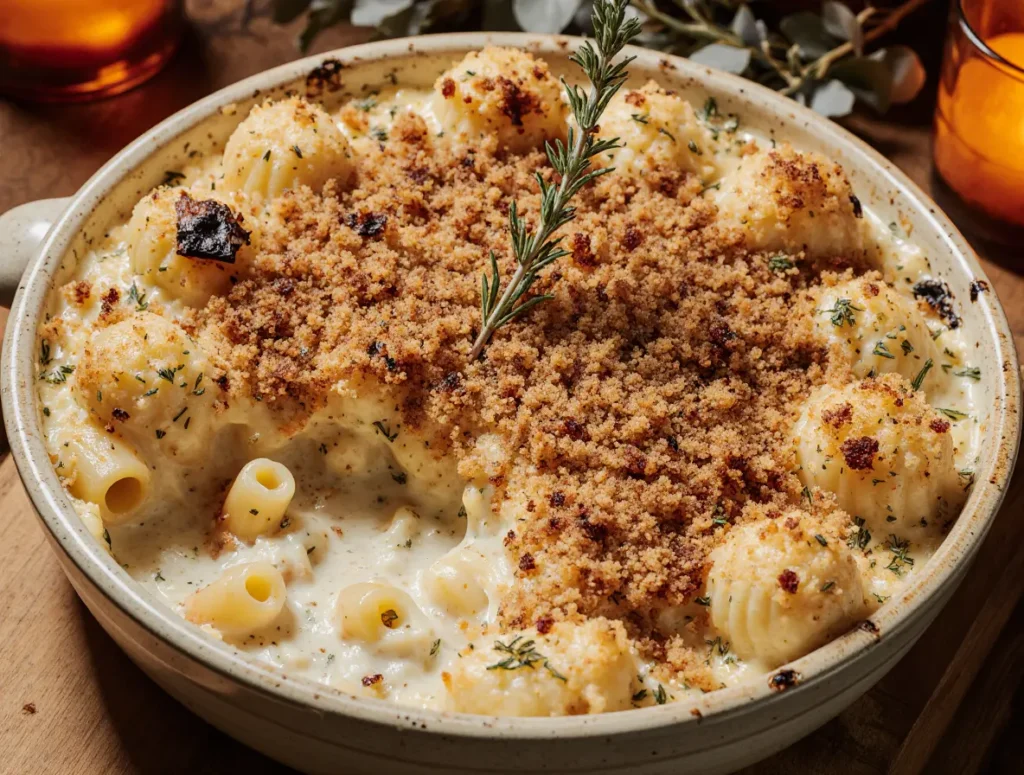 Thanksgiving Mac and Cheese Delight