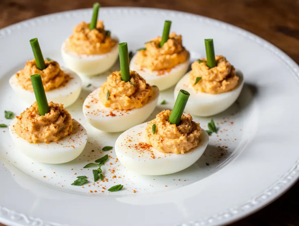 Pumpkin Patch Deviled Eggs