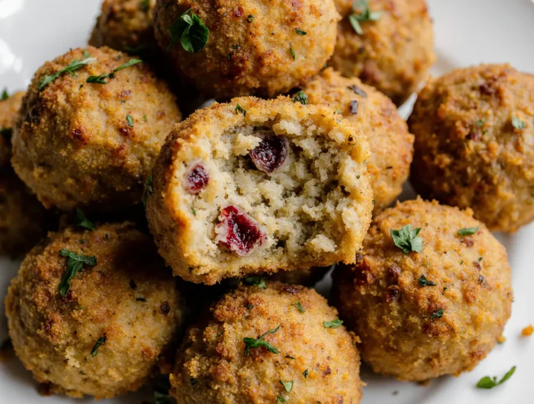 Thanksgiving Stuffing Balls