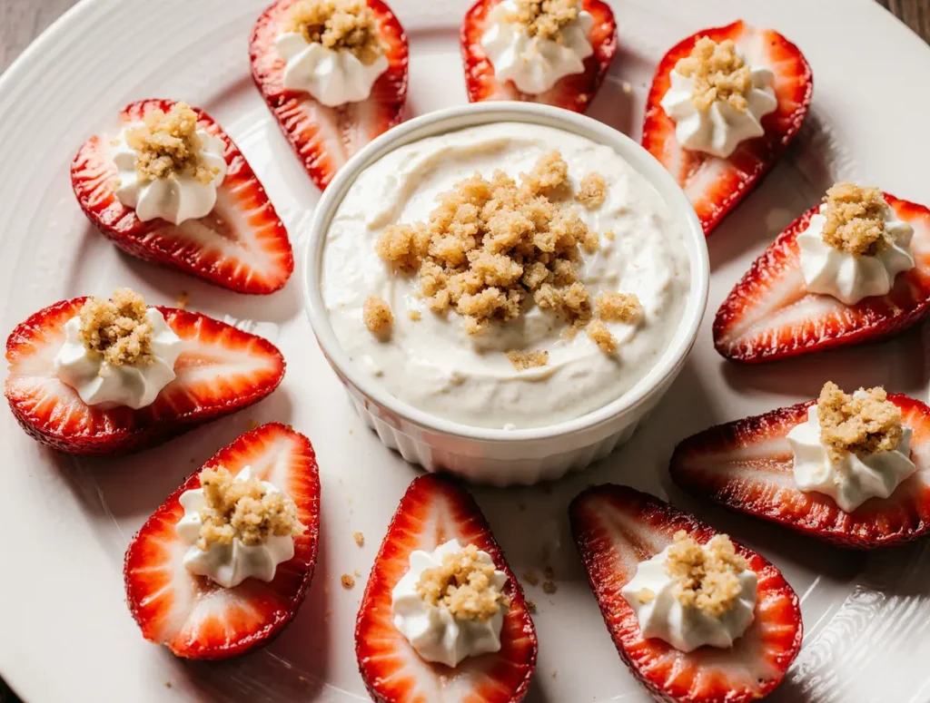 Cheesecake Deviled Strawberries