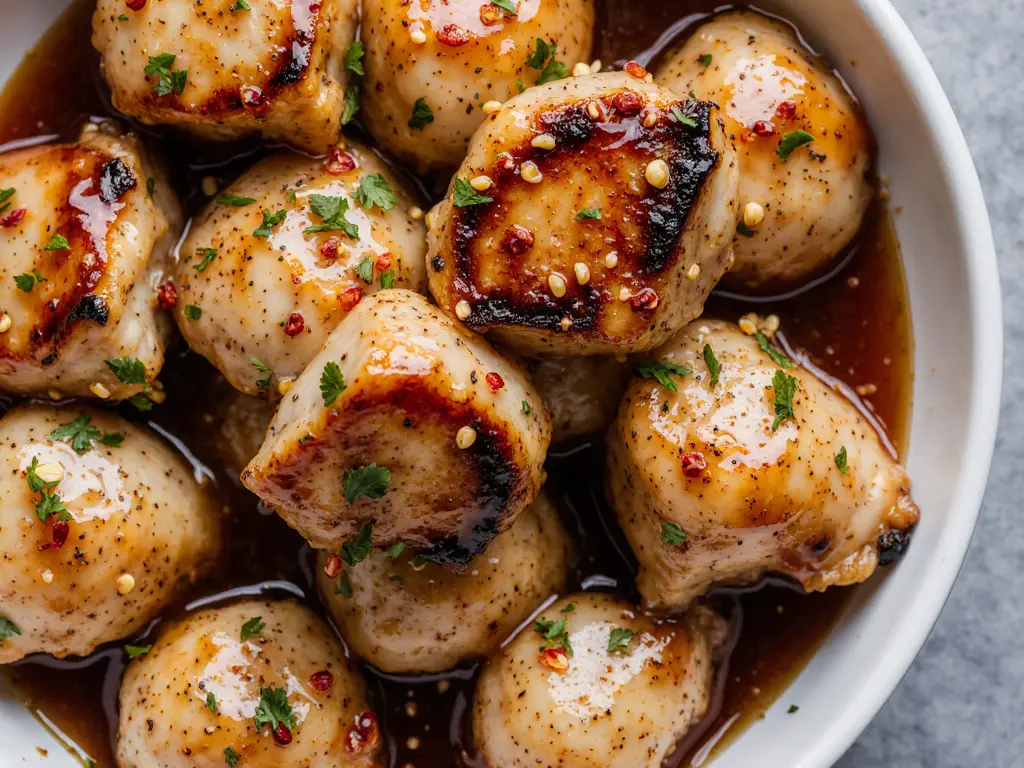 Honey Garlic Chicken Bites