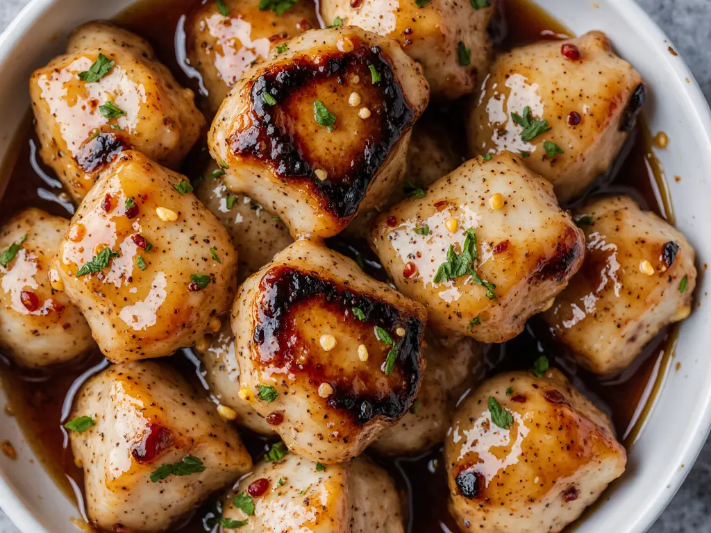 Honey Garlic Chicken Bites