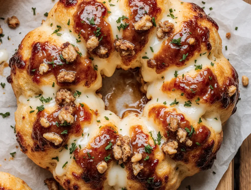 Chicken Alfredo Monkey Bread