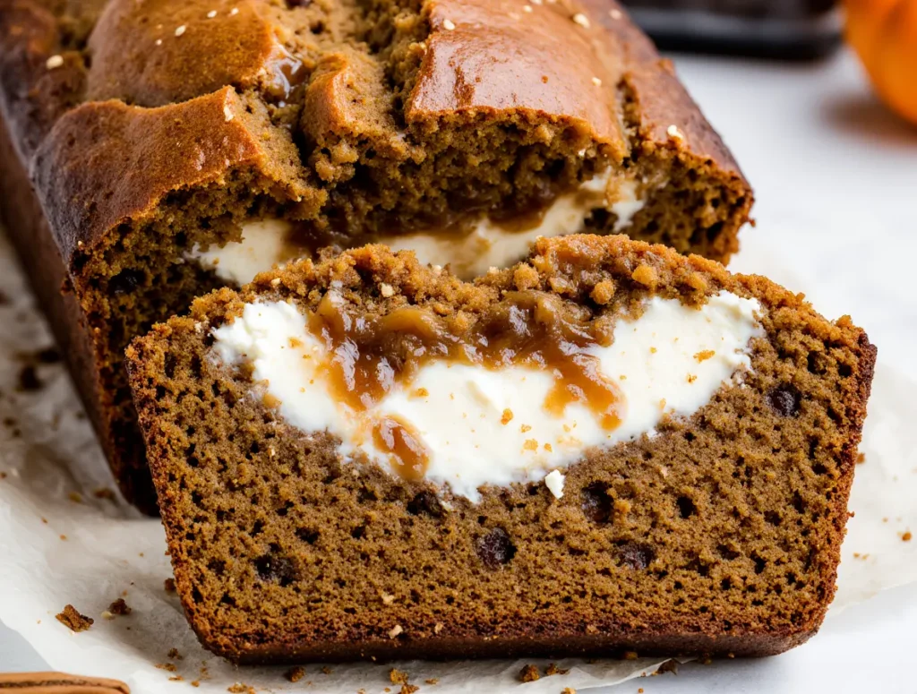Pumpkin Cream Cheese Bread