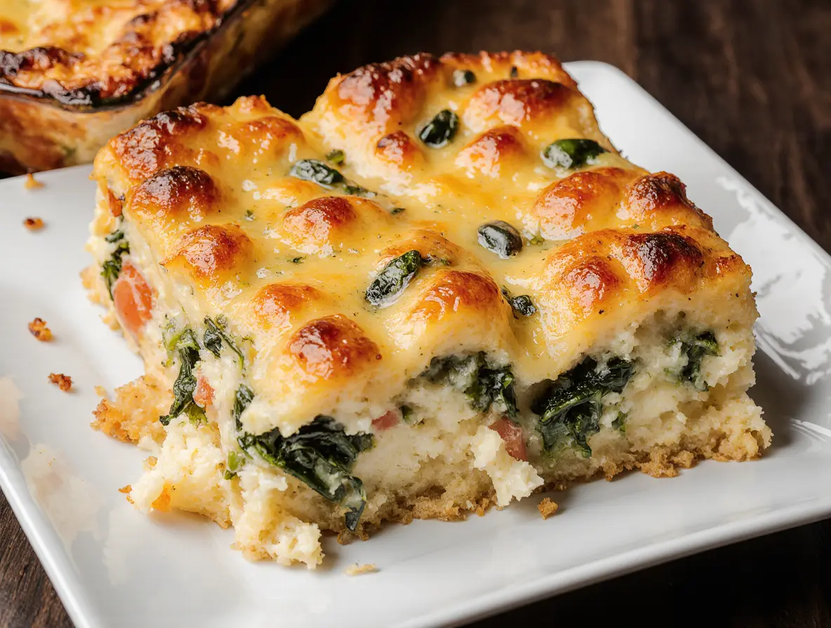 Cottage Cheese Eggs Bake