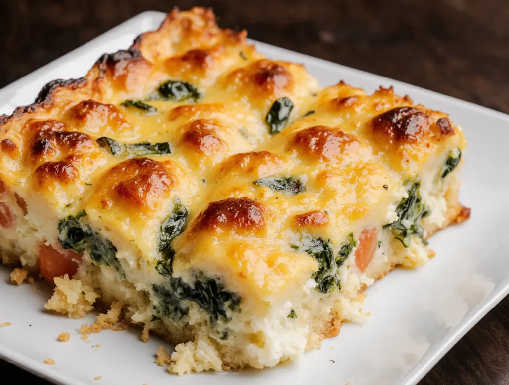 Cottage Cheese Eggs Bake