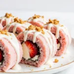 Strawberry Shortcake Cheesecake Sushi