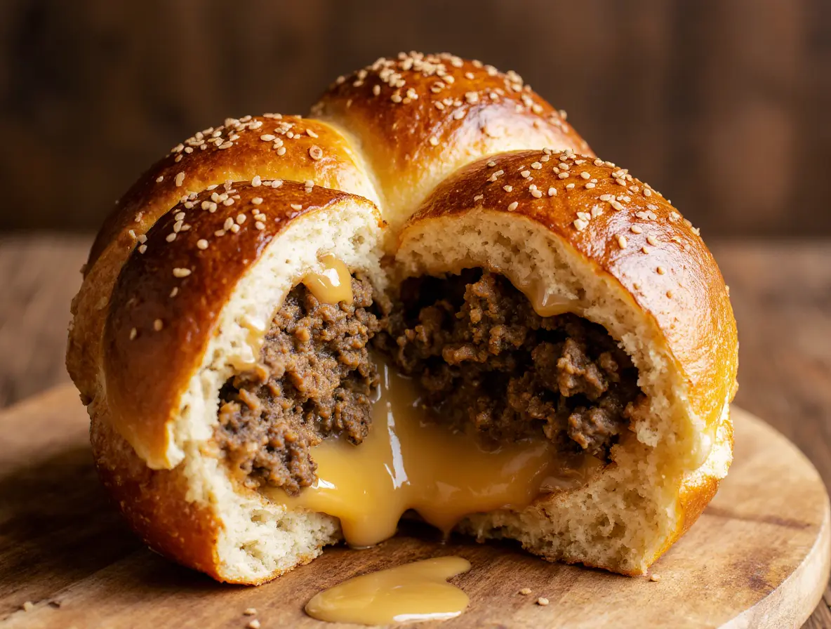 Cheezborger Pretzel