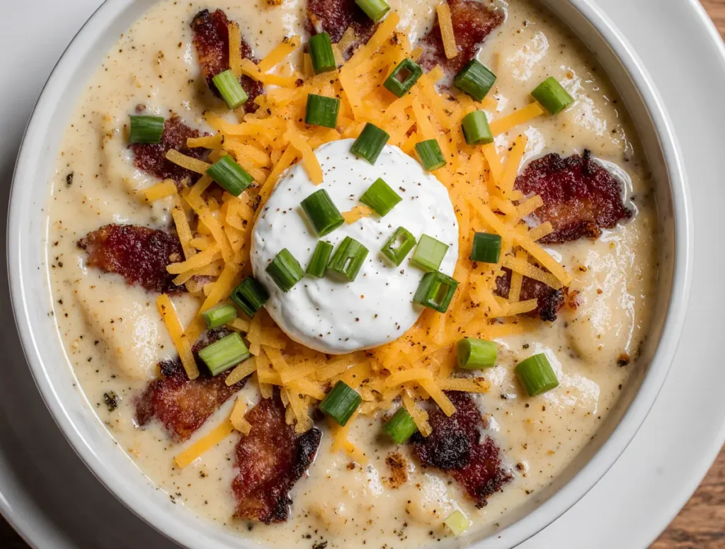 Easy Crockpot Potato Soup