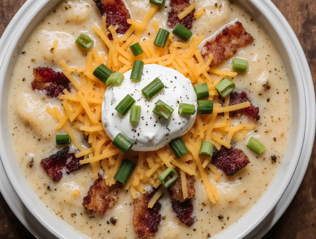 Easy Crockpot Potato Soup