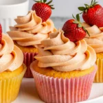 Strawberry Mango Cupcakes